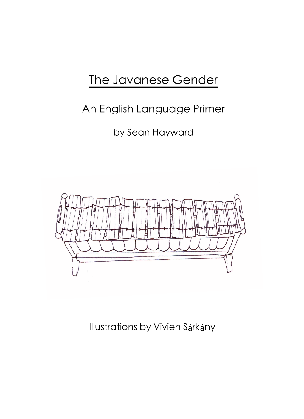 Primer for Javanese Gender