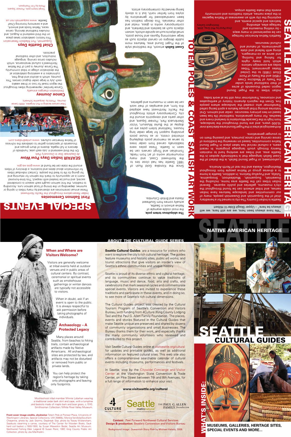 SEATTLE NATIVE AMERICAN HERITAGE Events That Make Seattleevents That Make Unique