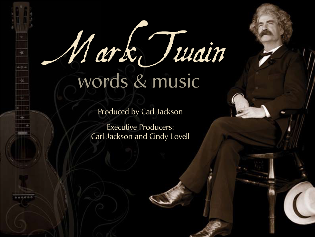 Mark Twain: Words & Music