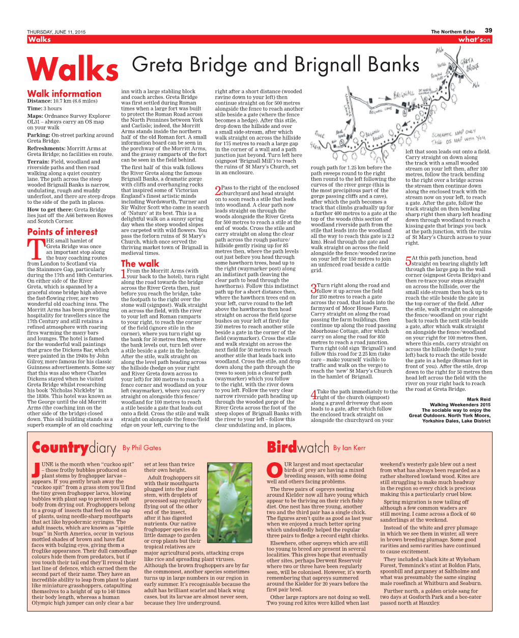 Greta Bridge and Brignall Banks