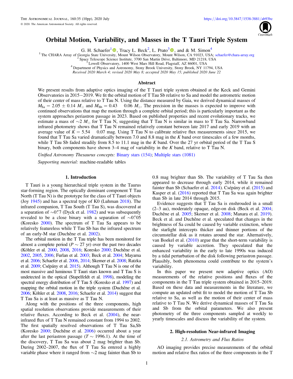 Orbital Motion, Variability, and Masses in the T Tauri Triple System