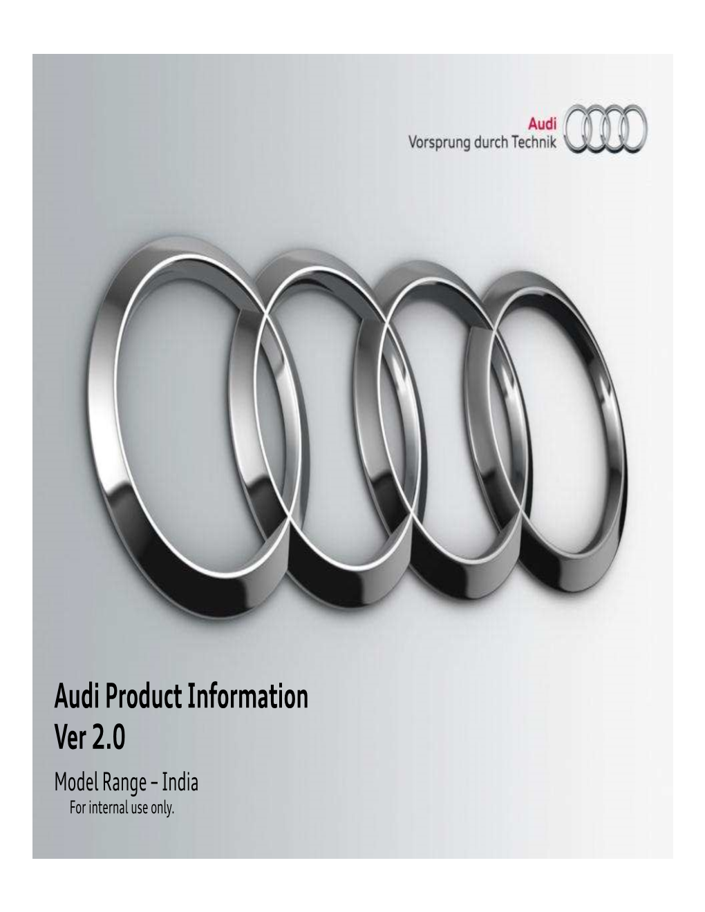 Audi Product Reckoner MY14 Ver