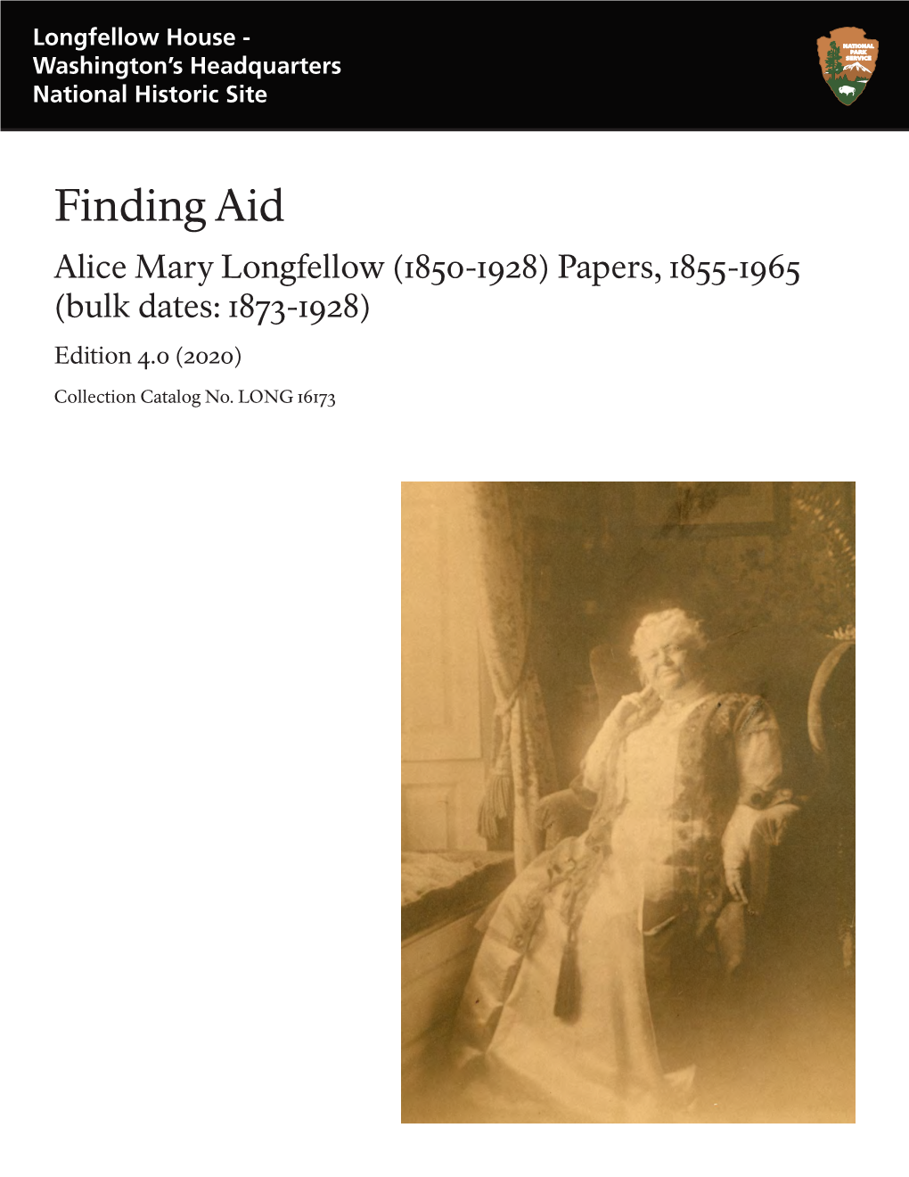 Finding Aid to the Alice Mary Longfellow