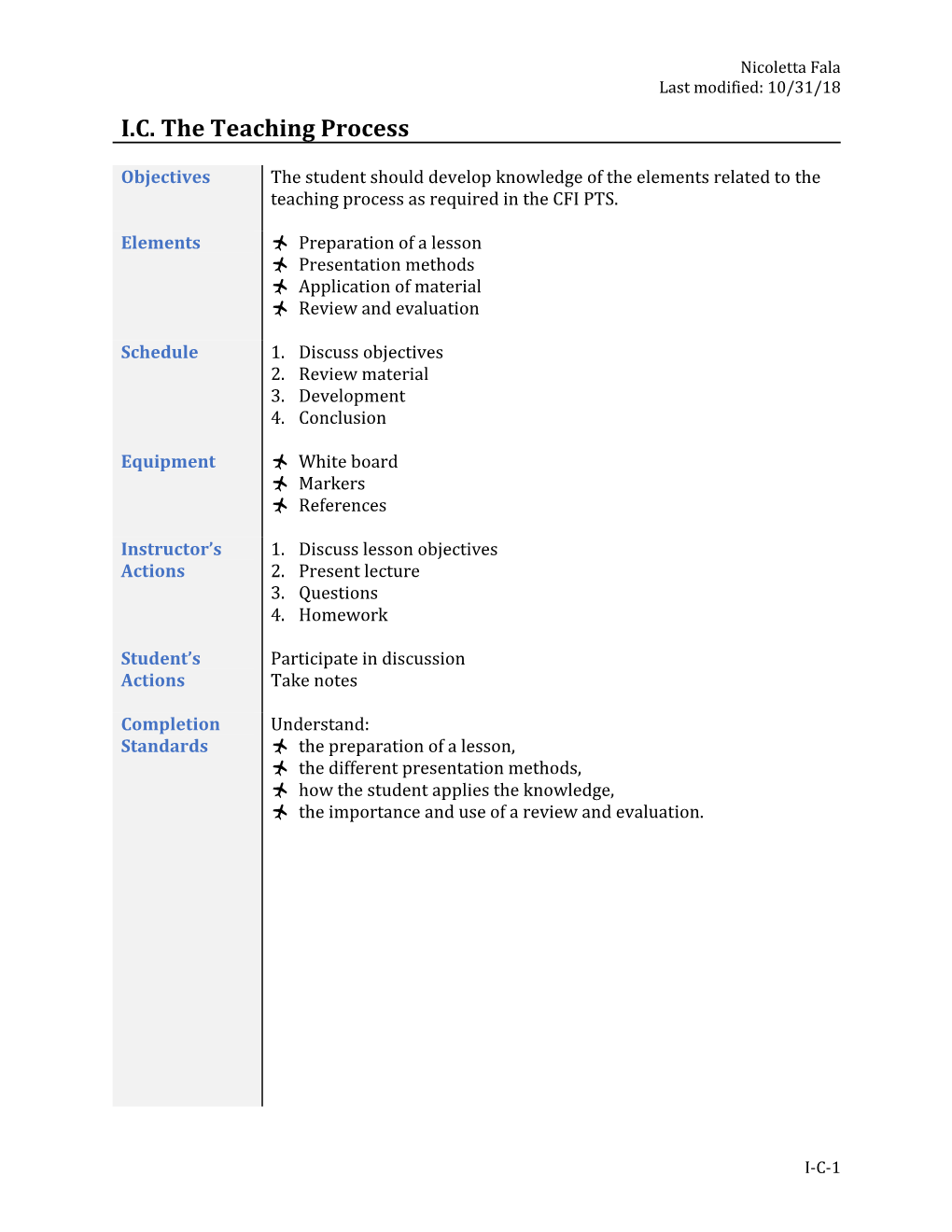 I.C. the Teaching Process.Pdf