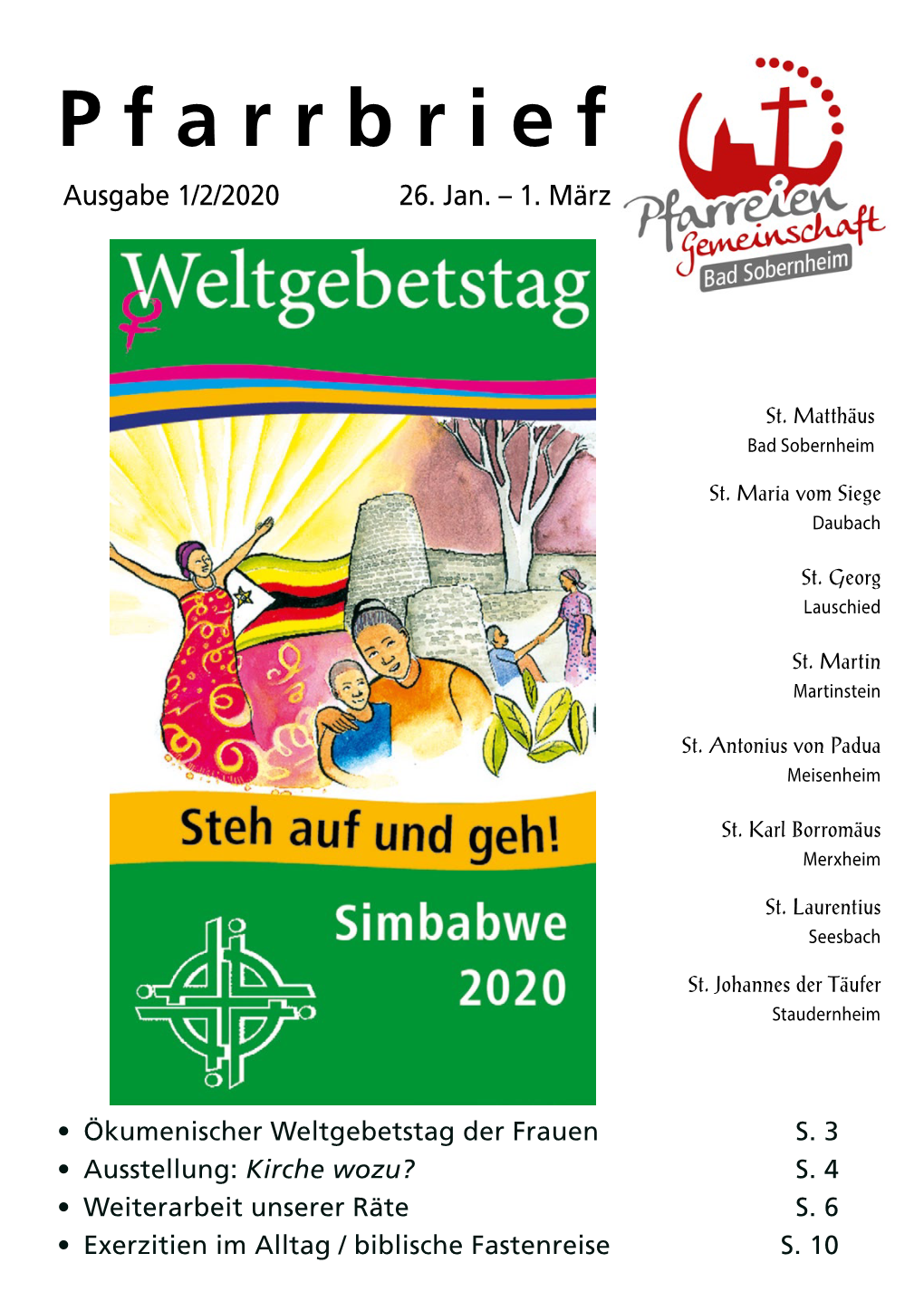 Ausgabe 1/2/2020 26. Jan. – 1. März