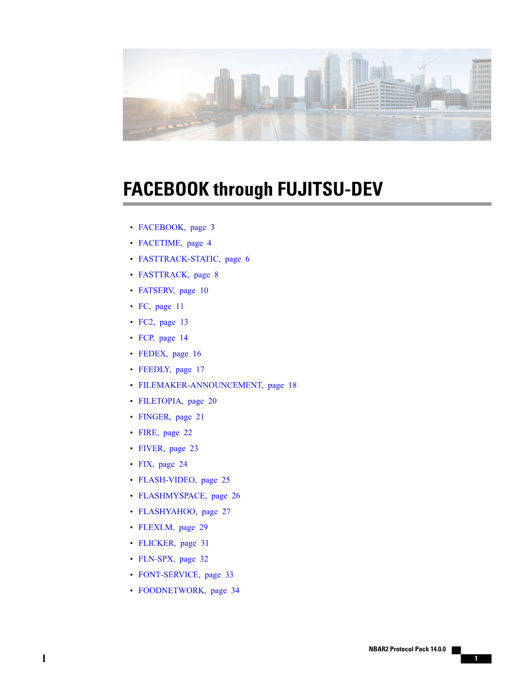 FACEBOOK Through FUJITSU-DEV