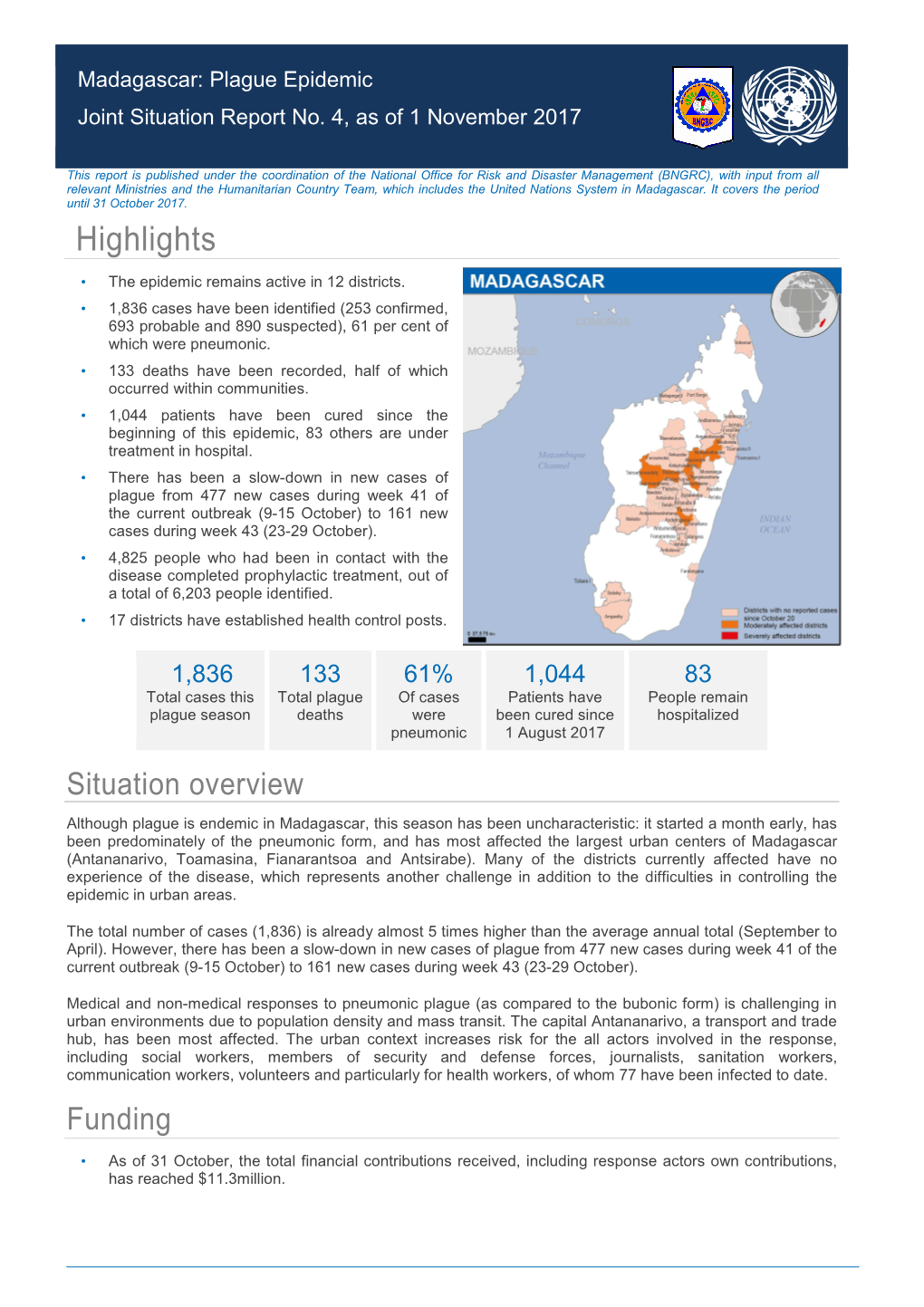 Madagascar Joint Sitrep No En