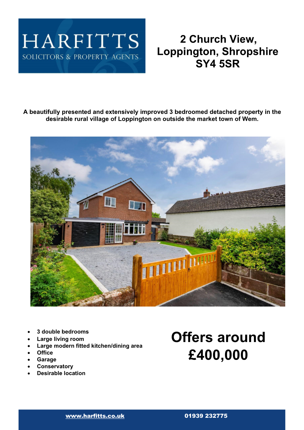 Offers Around £400,000