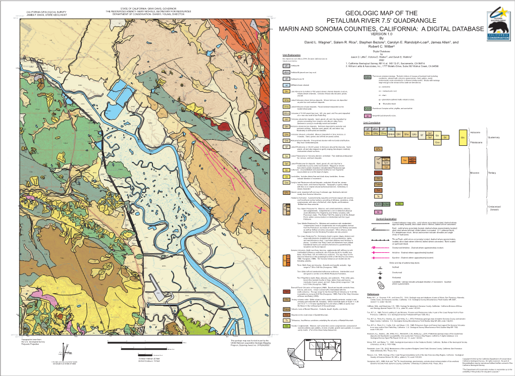 Petaluma River Geologic