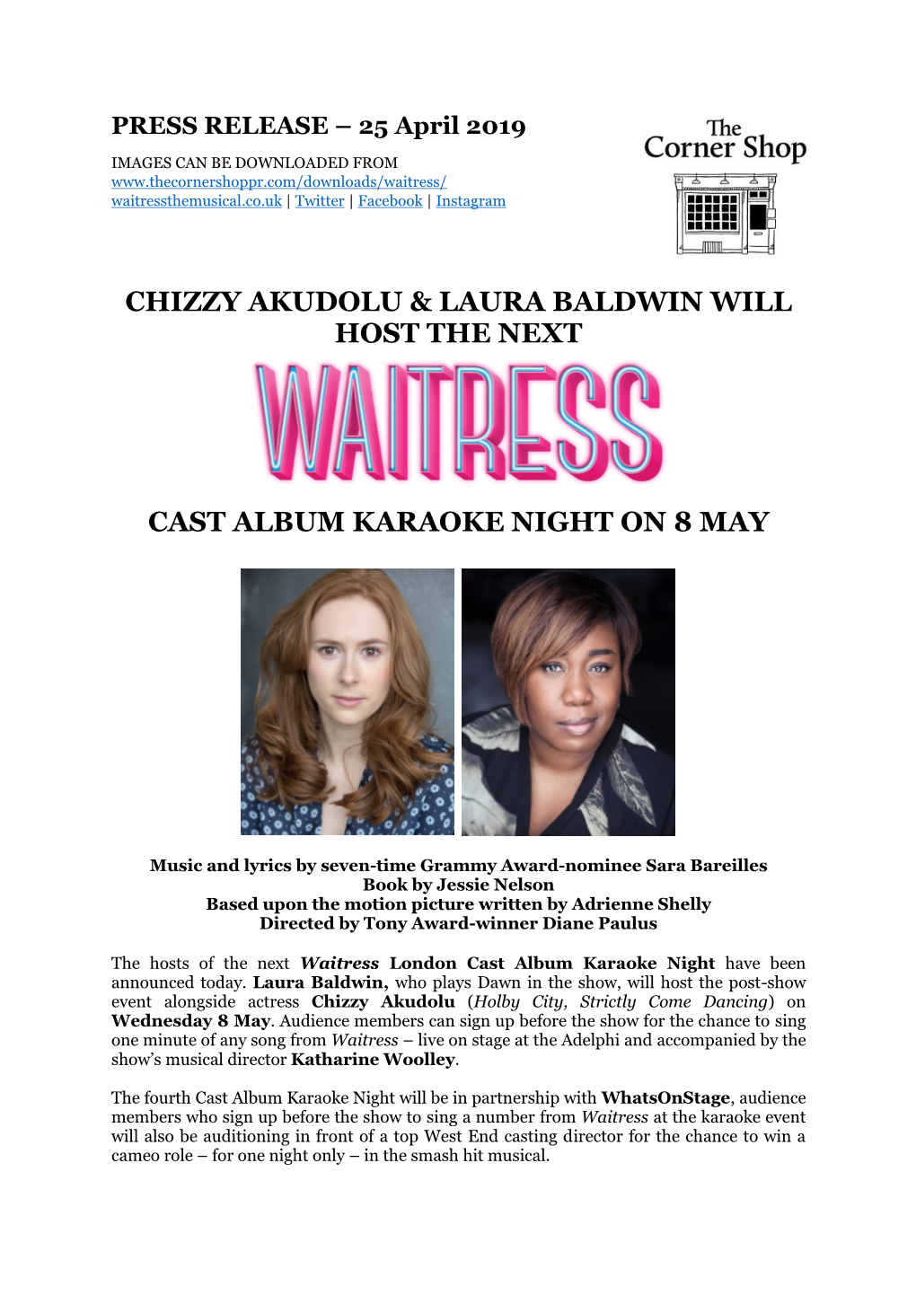 Chizzy Akudolu & Laura Baldwin Will Host the Next