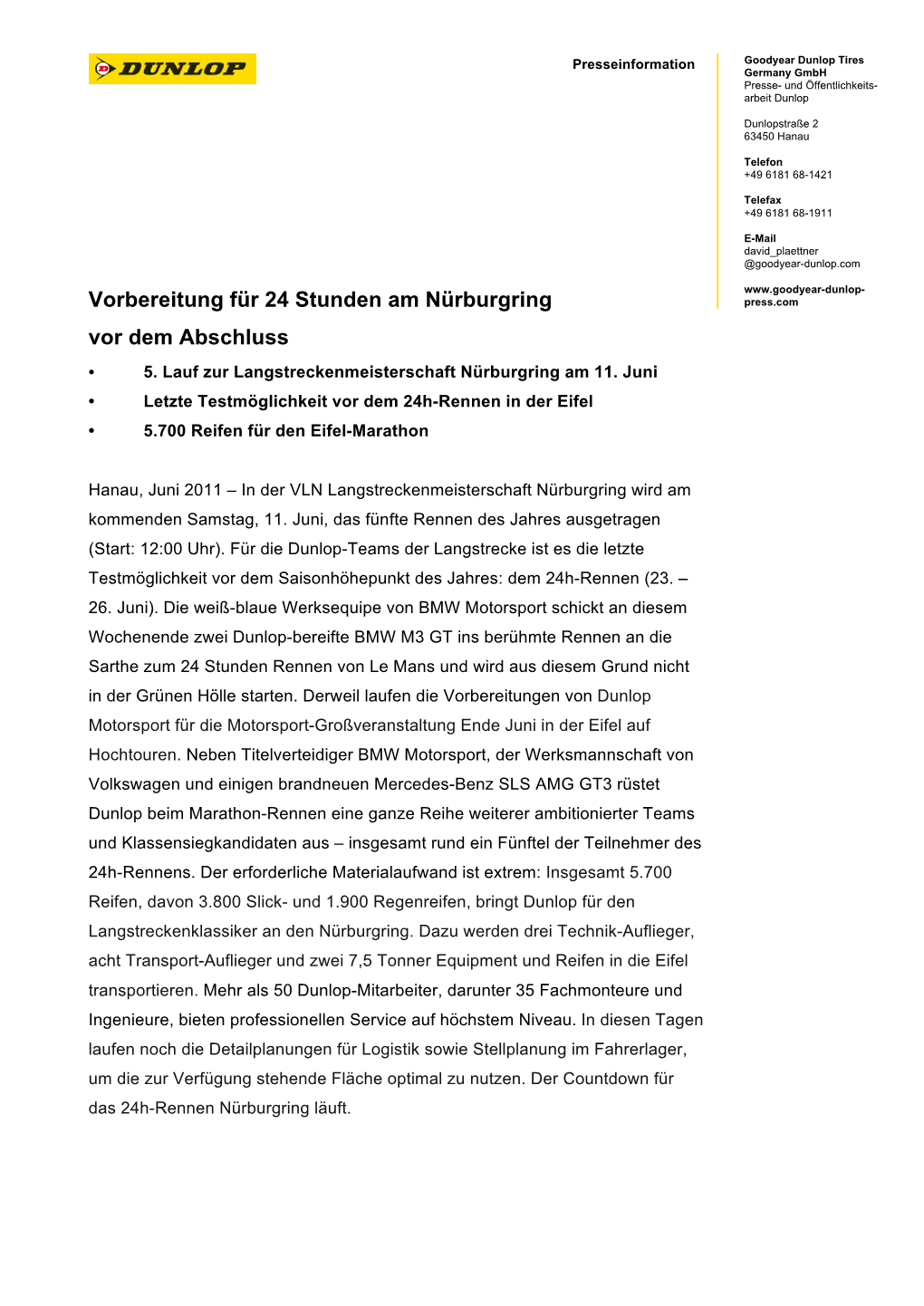 Vorbereitung Für 24 Stunden Am Nürburgring Vor Dem