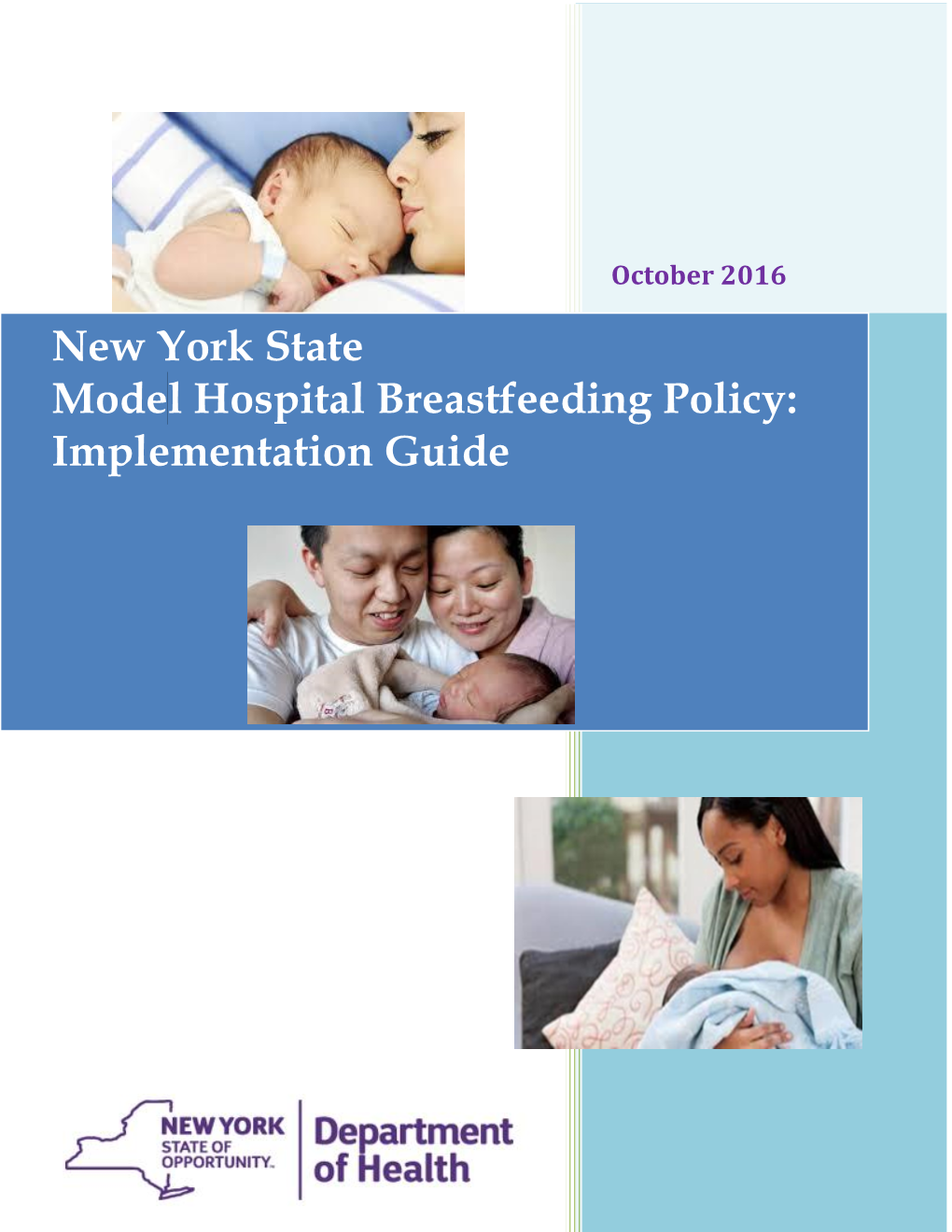 New York State Model Hospital Breastfeeding Policy: Implementation Guide