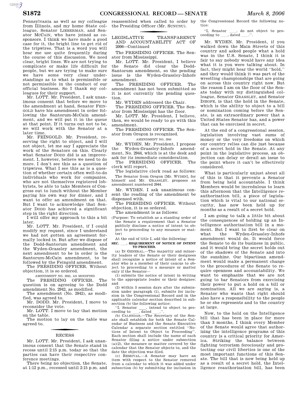 Congressional Record—Senate S1872