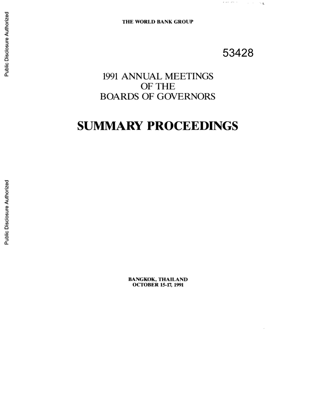 World Bank Document