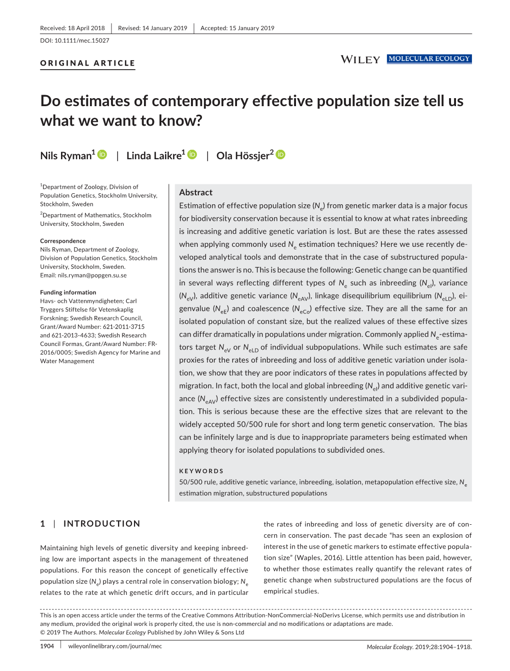Do Estimates of Contemporary Effective Population Size Tell Us What We Want to Know?