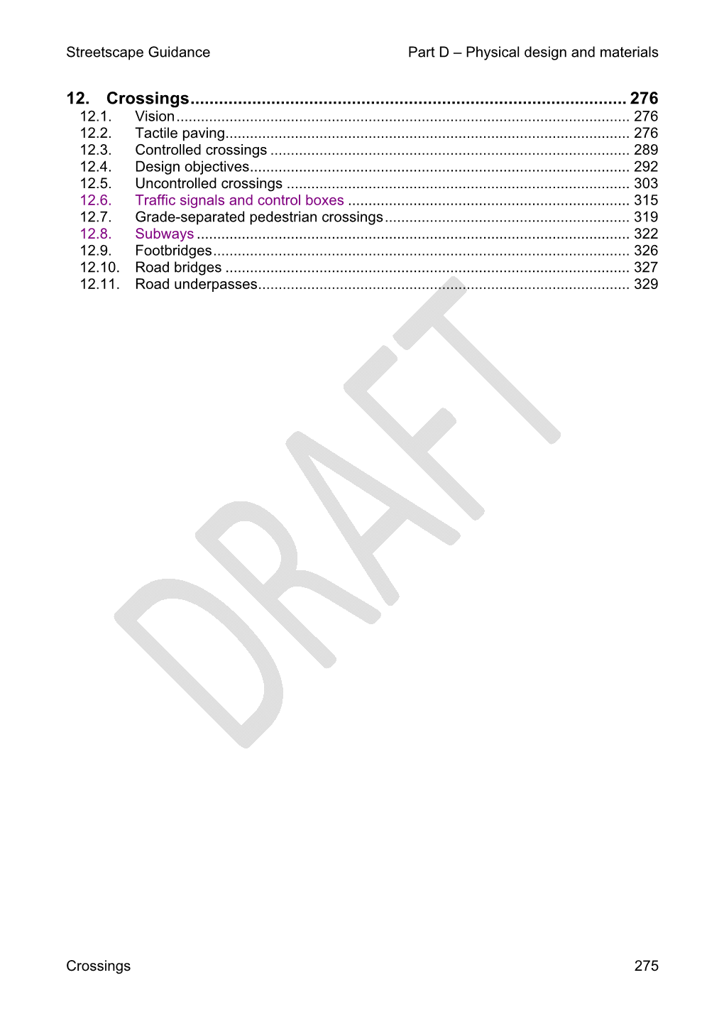 Part D – Section 12