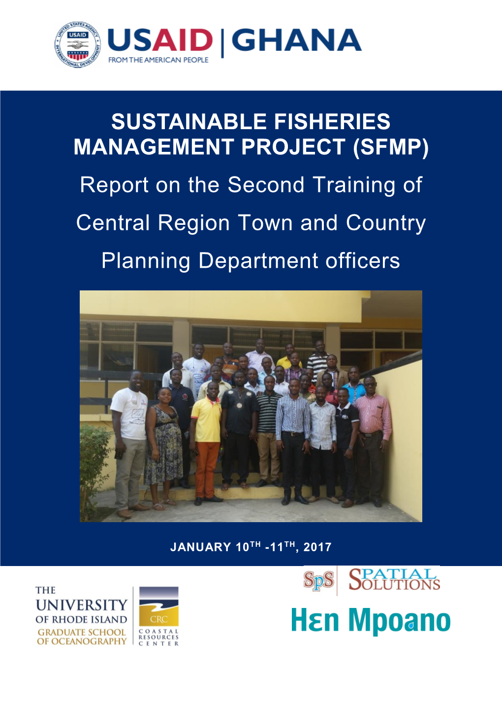 (SFMP) Report on the Second Training of Central Region Town and Country Planning Department Officers