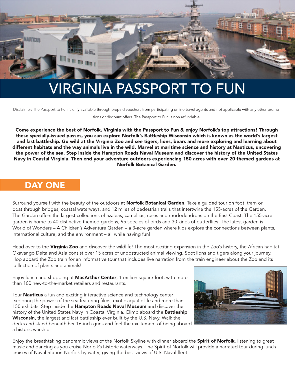 Virginia Passport to Fun