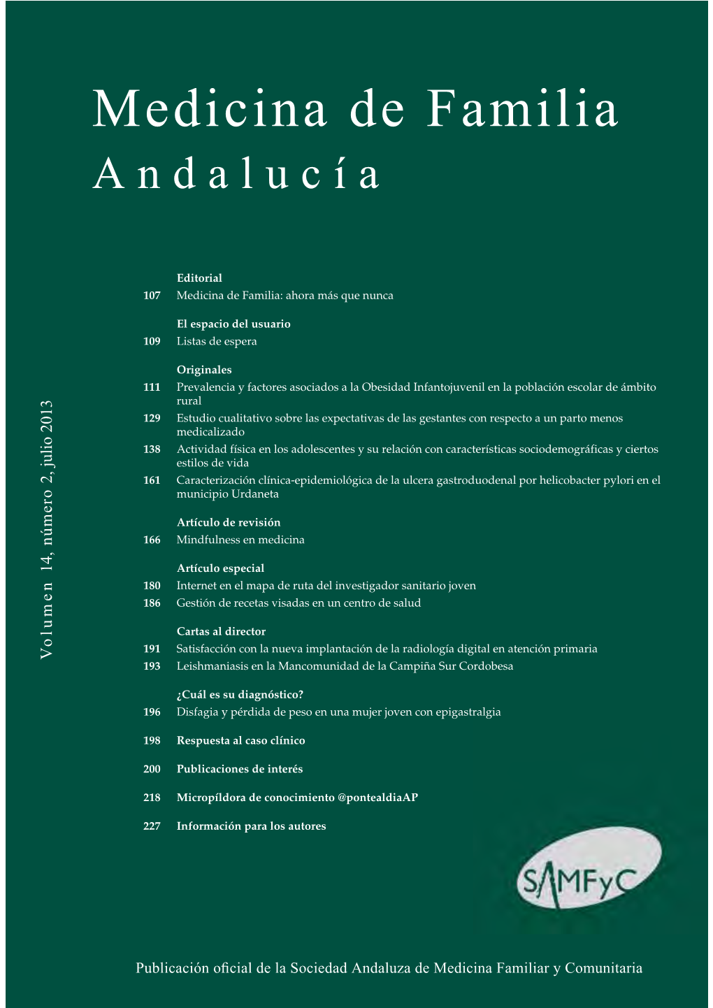 Medicina De Familia Andalucía