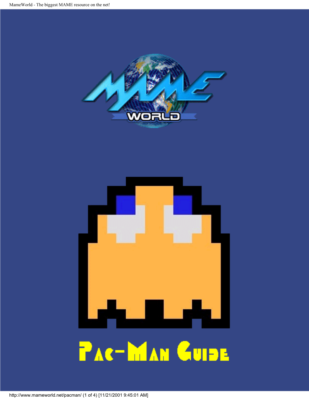 The Biggest MAME Resource on the Net!