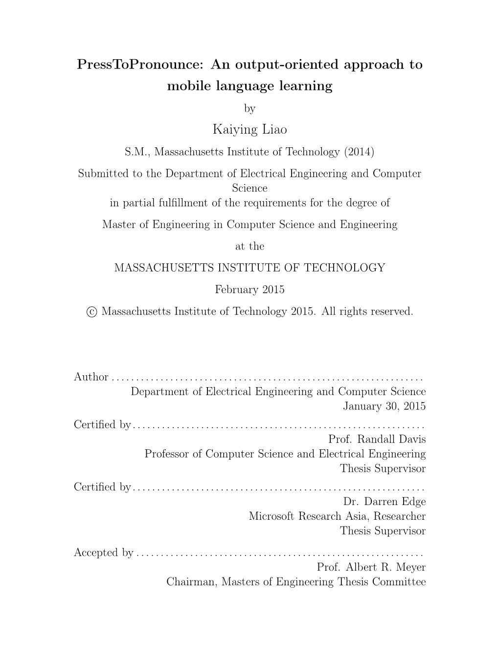 An Output-Oriented Approach to Mobile Language Learning