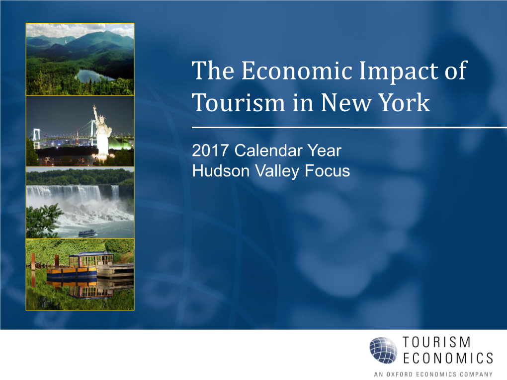 The Economic Impact of Tourism in New York