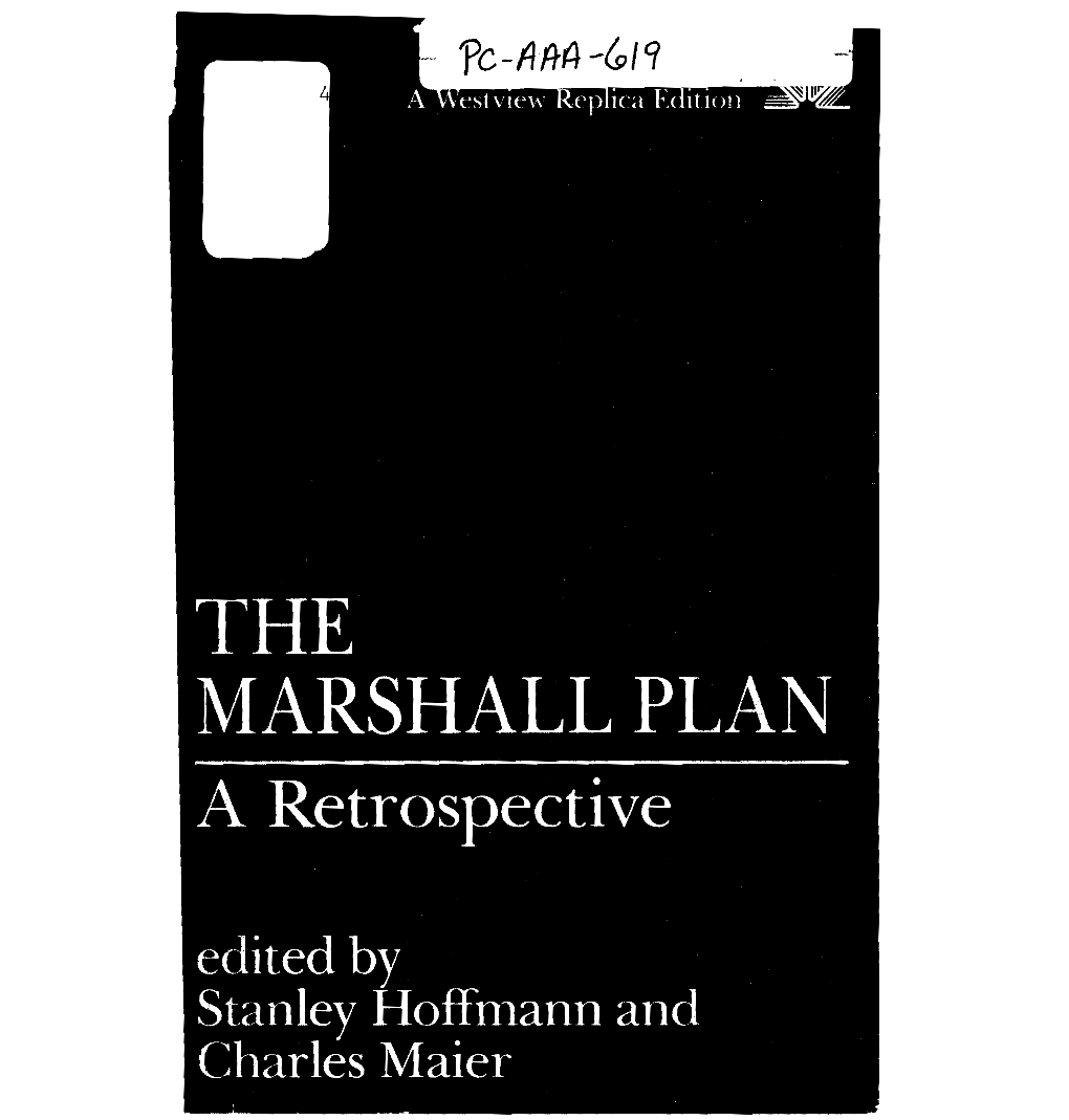 The Marhsall Plan a Retrospective