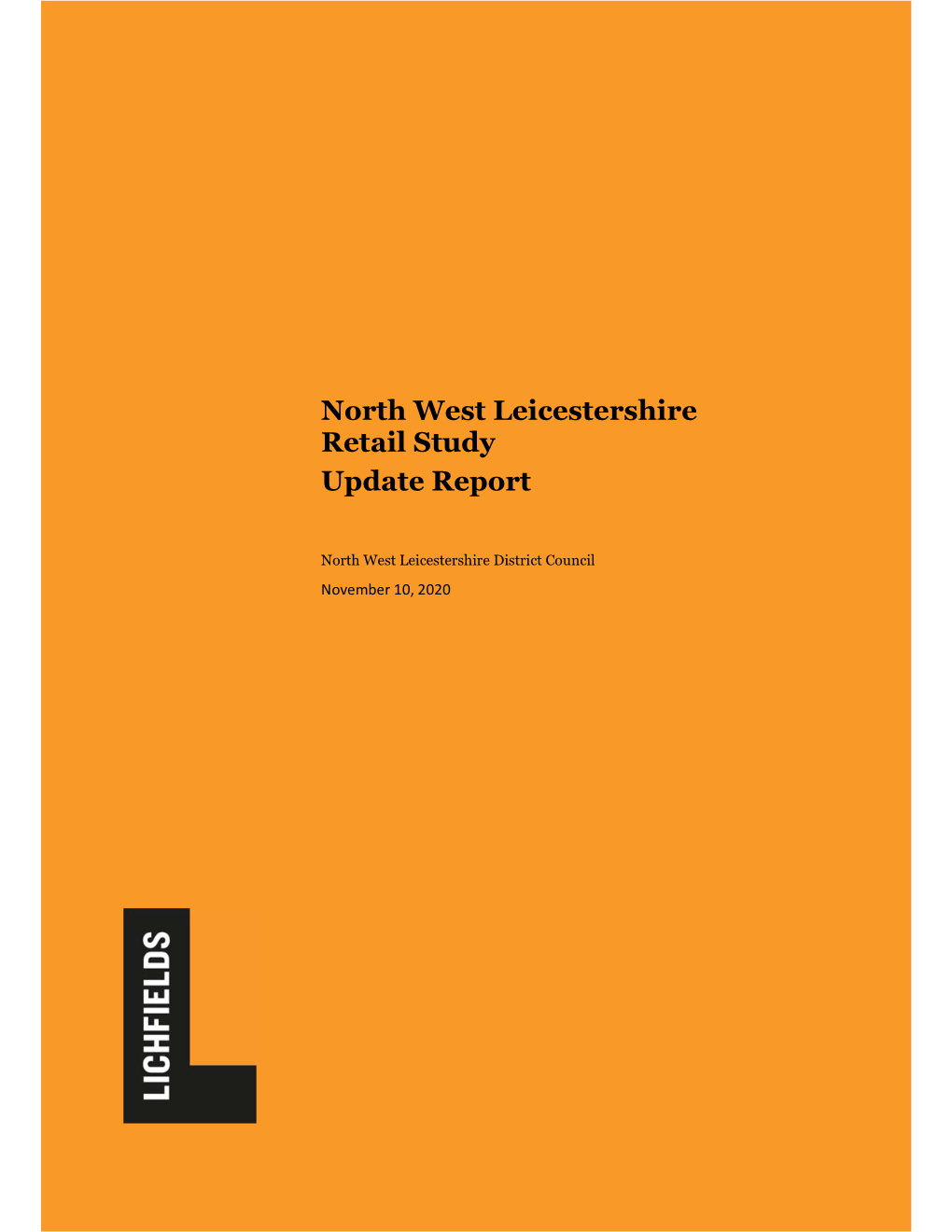 North West Leicestershire Retail Study Update Report