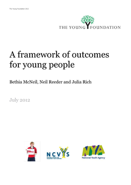 A Framework of Outcomes for Young People