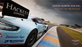 Aston Martin Racing Showcar Proposal 2013 Campaign