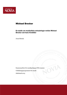 Michael Brecker