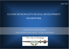 Ulundi Municipality Spatial Development Framework