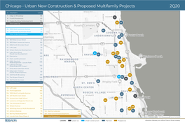 Chicago - Urban New Construction & Proposed Multifamily Projects 2Q20