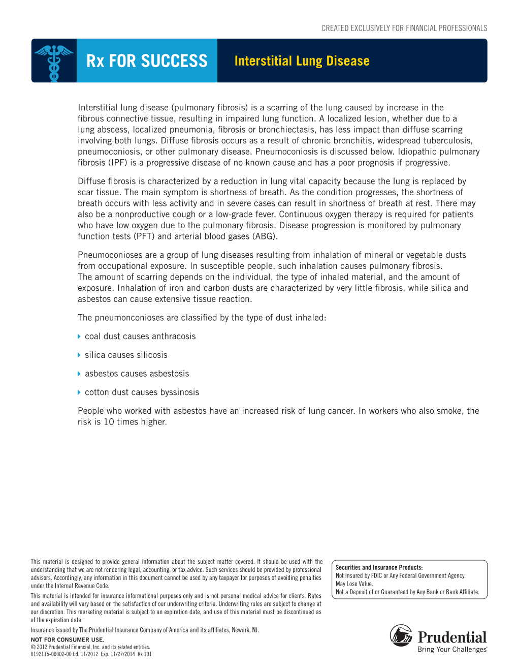 Rx for SUCCESS Interstitial Lung Disease