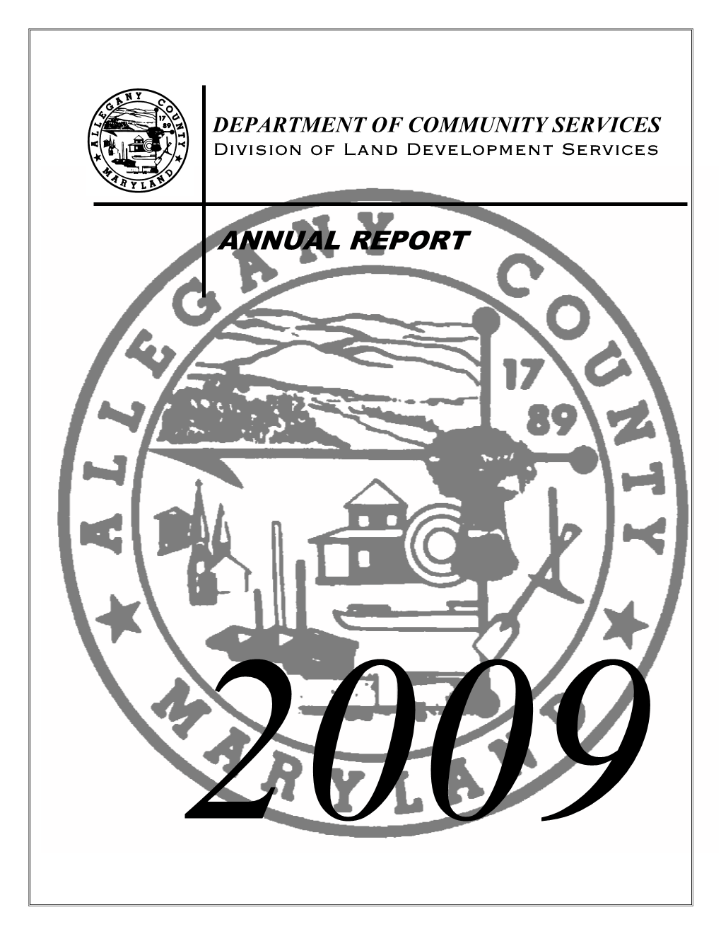 2009 Annual Report Land Development Services