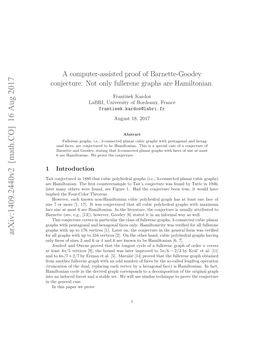 A Computer-Assisted Proof of Barnette-Goodey Conjecture: Not