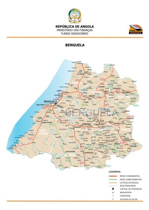 Mapa Rodoviario Benguela