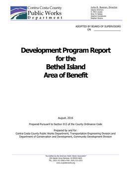 Bethel Island Area of Benefit
