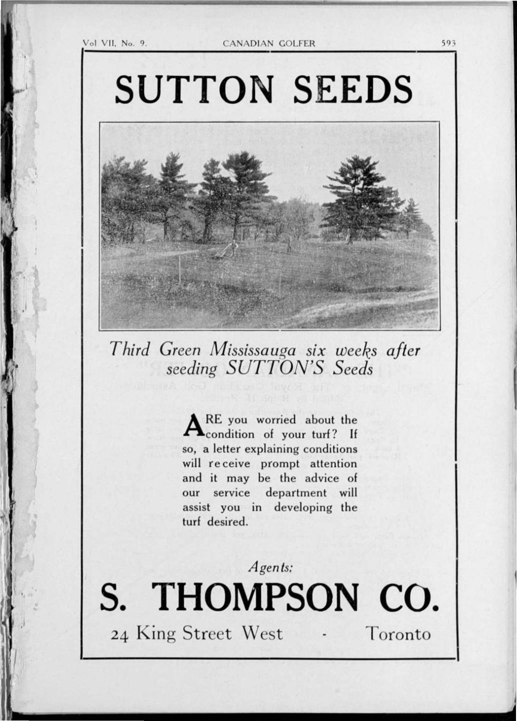Canadian Golfer, January, 1922