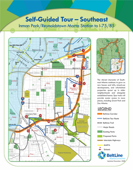 Self-Guided Tour – Southeast Inman Park/Reynoldstown Marta Station to I-75/85