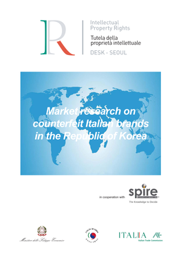 Market Research on Counterfeit Italian Brands in the Republic of Korea