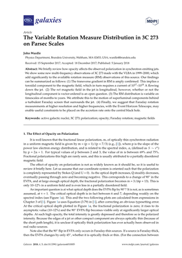 The Variable Rotation Measure Distribution in 3C 273 on Parsec Scales