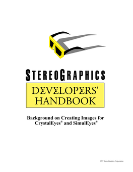 Stereographics Developers' Handbook : 1