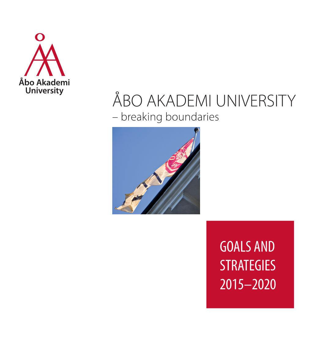 ÅBO AKADEMI UNIVERSITY – Breaking Boundaries