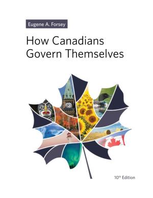 How Canadians Govern Themselves