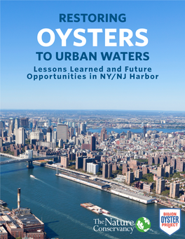 Restoring Oysters to Urban Waters