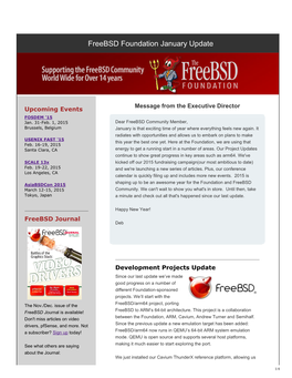 Freebsd Foundation January Update