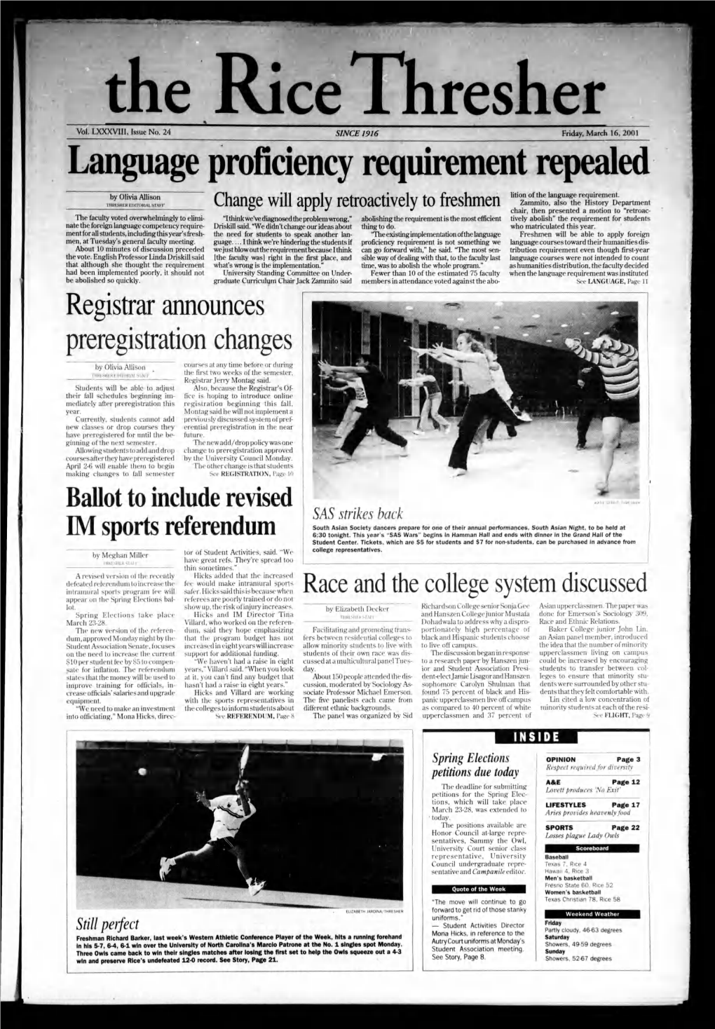 Language Proficiency Requirement Repealed