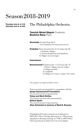 Russian Masters | the Philadelphia Orchestra