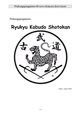 Ryukyu Kobudo Shotokan